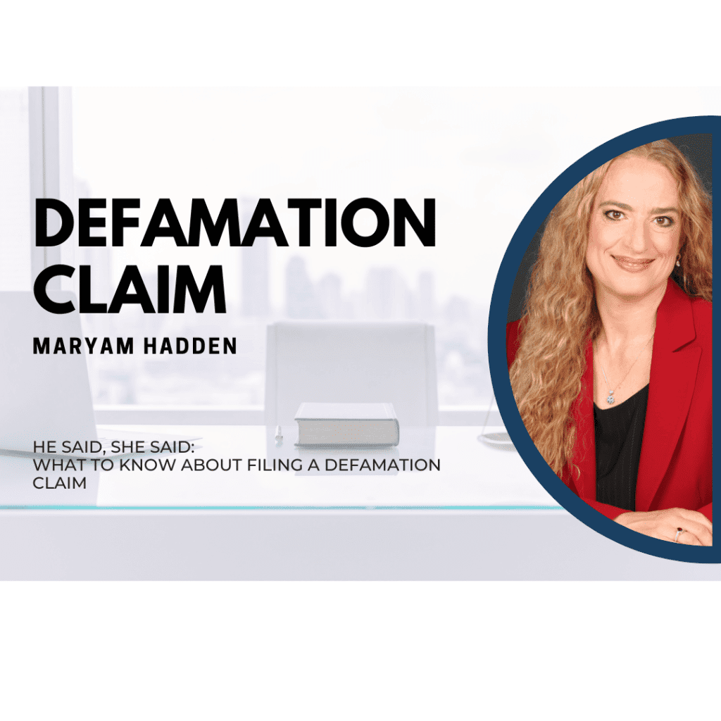 Filing a Defamation Claim- Parlatore Law Group